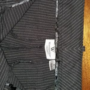Worthington curvy fit pinstripe pants